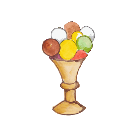 In Love Eating Sticker by Skriveru majas saldejums