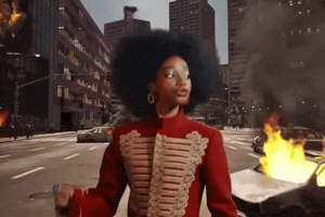 Burning Pop Star GIF