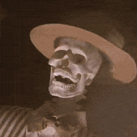 spooky skeleton GIF