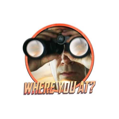 Jon Hamm Binoculars Sticker by Top Gun
