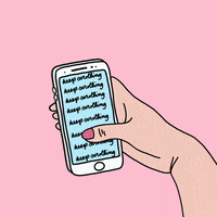 Bored Social Media GIF