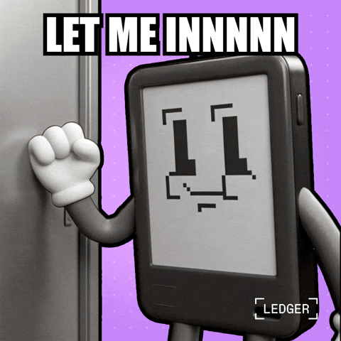 Let Me In Please GIF by Ledger