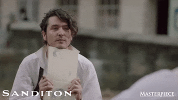 Alexander Vlahos Drawing GIF by MASTERPIECE | PBS
