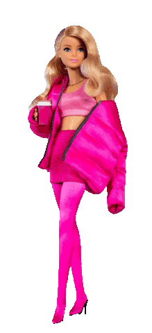 Fashion Pink Sticker by Barbie
