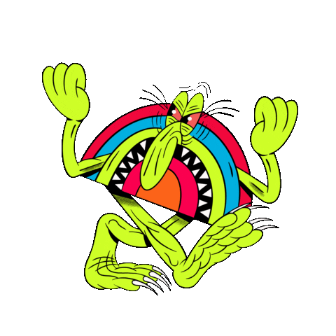 Happy Rainbow Sticker