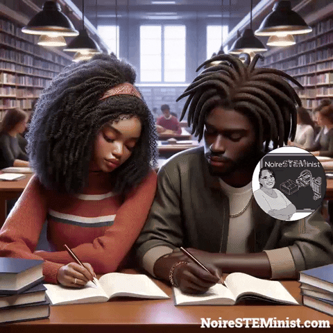 Studying College Students GIF by NoireSTEMinist