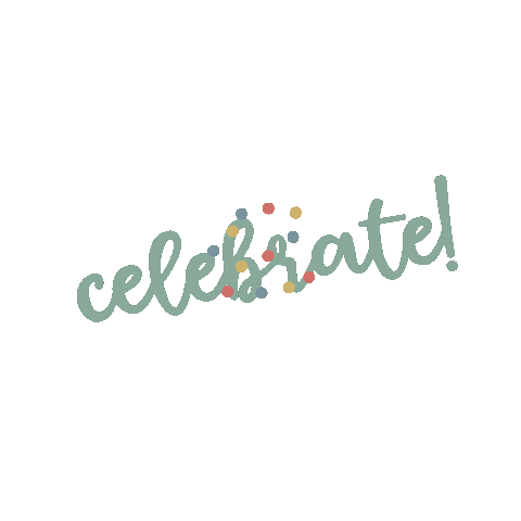 Celebrate Sticker