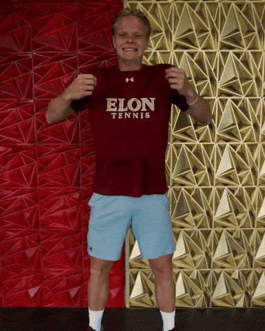 Elon Mens Tennis GIF by Elon Phoenix