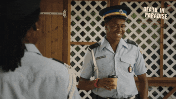 Dip Showing Off GIF by Death In Paradise