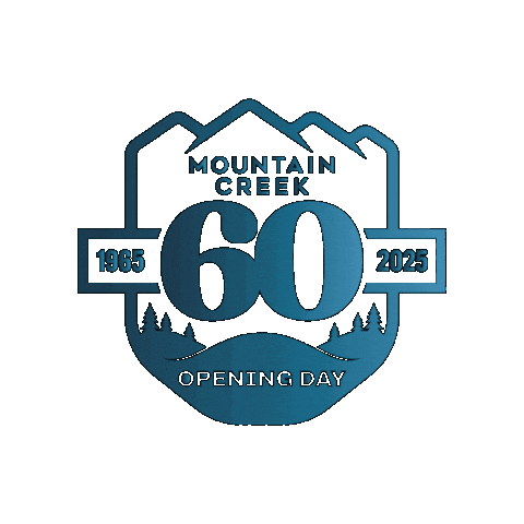 60Th Anniversary Winter Sticker by Mountain Creek