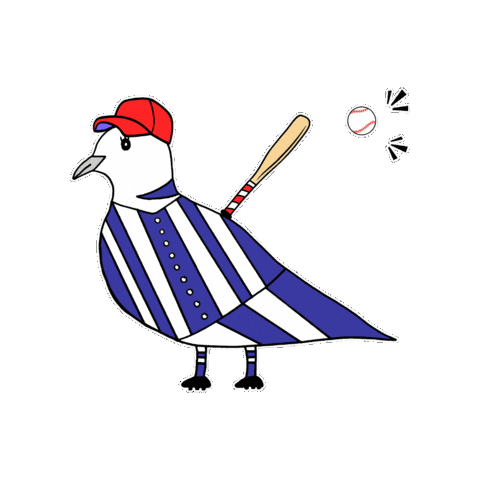 Baseball Player Win Sticker by Dovemania!