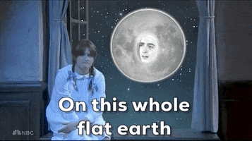 Flat Earth Snl GIF by Saturday Night Live