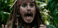 scared pirates of the caribbean GIF