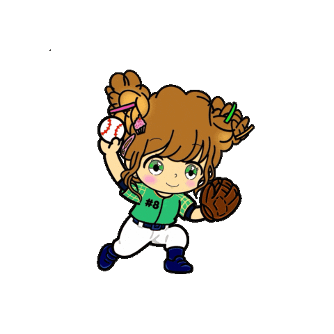 Baseball Love Sticker