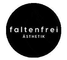Faltenfrei Aesthetik Sticker