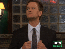 Sponsored GIF. Neil Patrick Harris stands in a room briefly gazing into the distance. Oozing charisma he shifts his focus directly into the camera and deadpans “daddy’s home” as he straightens his tie and finishes up with a wink