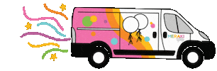 Party Van Sticker by Meraki Creative Agency