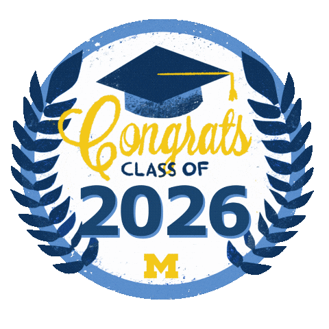 Go Blue Sticker by University of Michigan