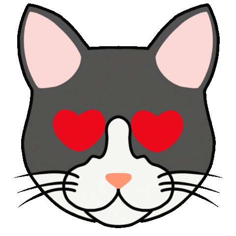 Cat Love Sticker by Wildpets