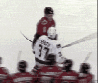 hockey falling GIF