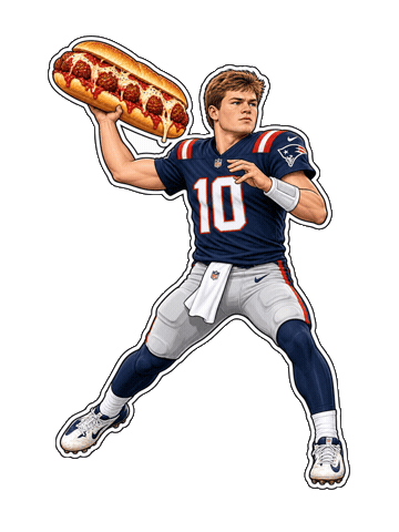 New England Patriots Pats Sticker by Frazetta Girls