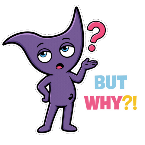 Uncertain Sticker by CwaZyVerse