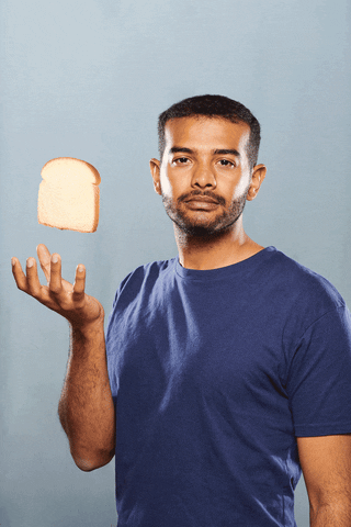 linneabullion magic bread comedian floating GIF