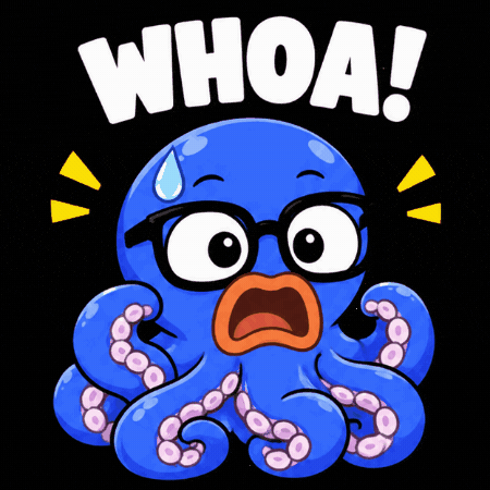 No Way Wow GIF by Professor Octo