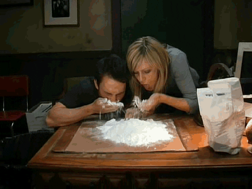 comedy drugs charlie its always sunny in philadelphia cocaine GIF