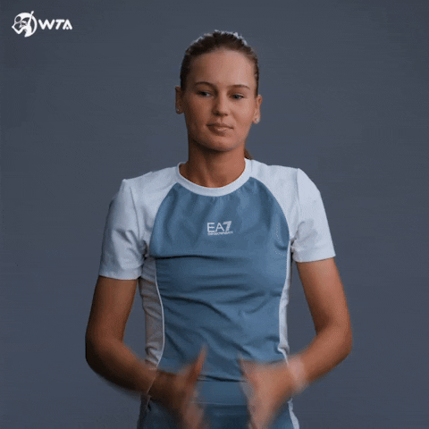 Warm Up Tennis GIF by WTA