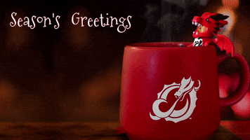 Merry Christmas Coffee GIF by Minnesota State University Moorhead