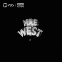 Acting Mae West GIF by American Masters on PBS