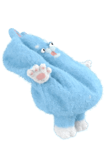 Bunny 吹走 Sticker