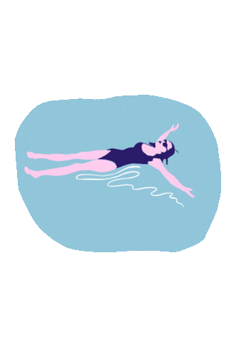 Relax Swimming Sticker