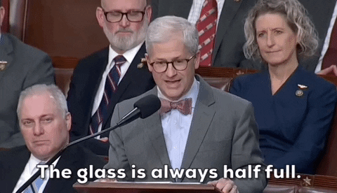Glass Half Full GIF by GIPHY News