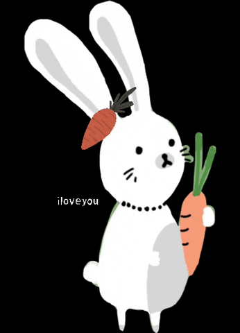 I Love You Bunny GIF