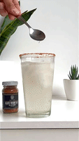 Mezcal Cocktail with Don Catrin Worm Salt 