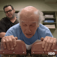 Head Down Oh No GIF by Curb Your Enthusiasm