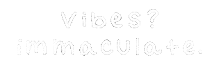 Vibes Immaculate Sticker by LiveAsYou