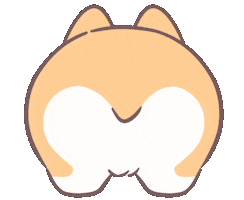Shake Corgi Sticker
