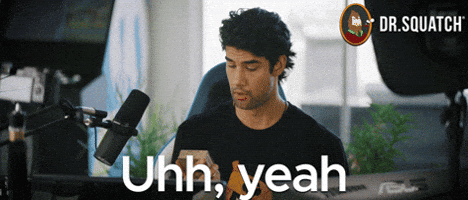Thinking Yes GIF by DrSquatchSoapCo