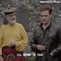 Sam Heughan Reaction GIF by Men in Kilts: A Roadtrip with Sam and Graham