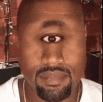 Kanye West Stare GIF