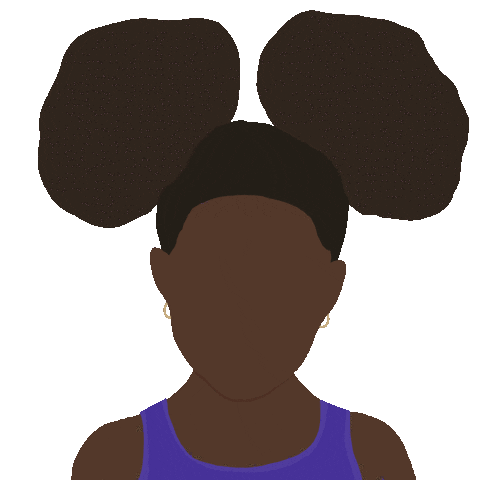 Black Kids Girl Sticker