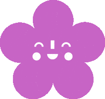 Flower Winking Sticker by Magnetic Me