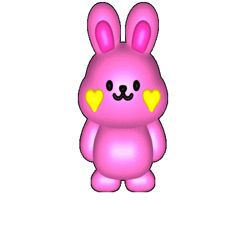 Jump Rabbit Sticker