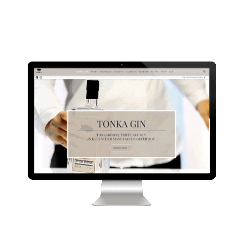 Gintonka Sticker by Tonka Gin