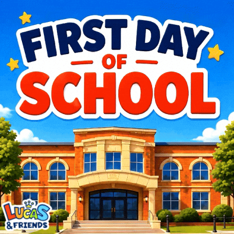 Back To School GIF by Lucas and Friends by RV AppStudios