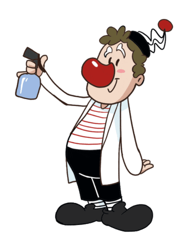 Doutores Palhaços SOS Alegria Sticker