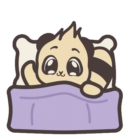 Sleepy Good Night Sticker